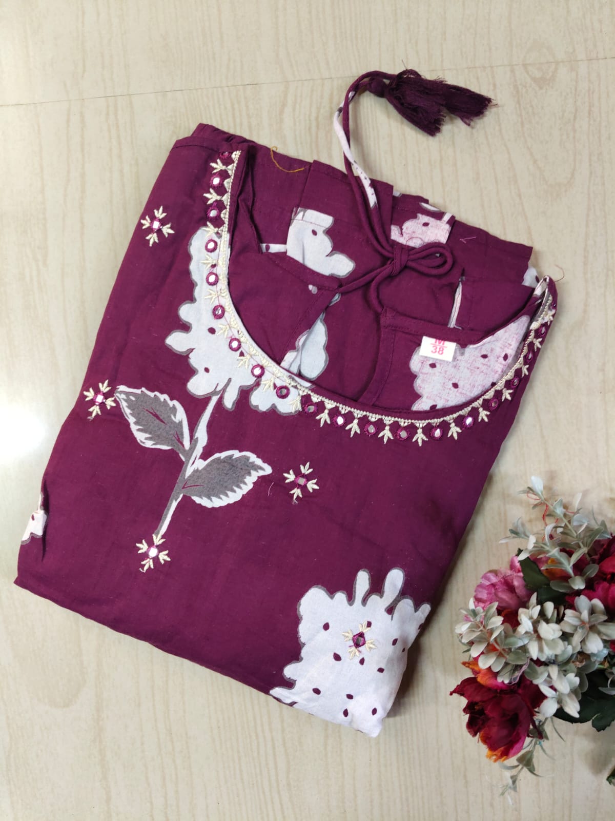 Cotton Long Sleveless Frocks CLF18