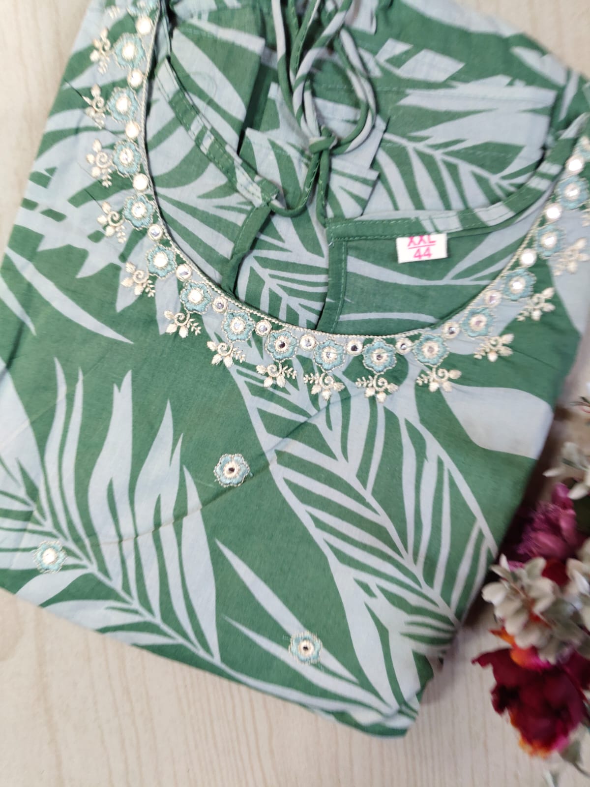 Cotton Long Sleveless Frocks CLF13
