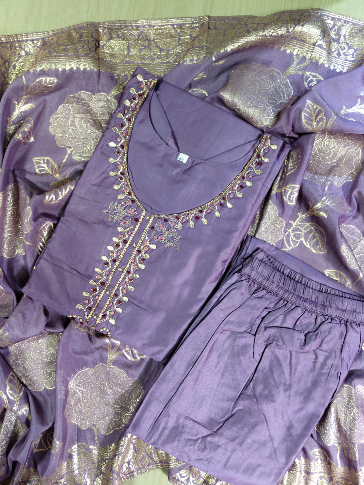 Premium Modal Chanderi Silk Kurti - CSK57