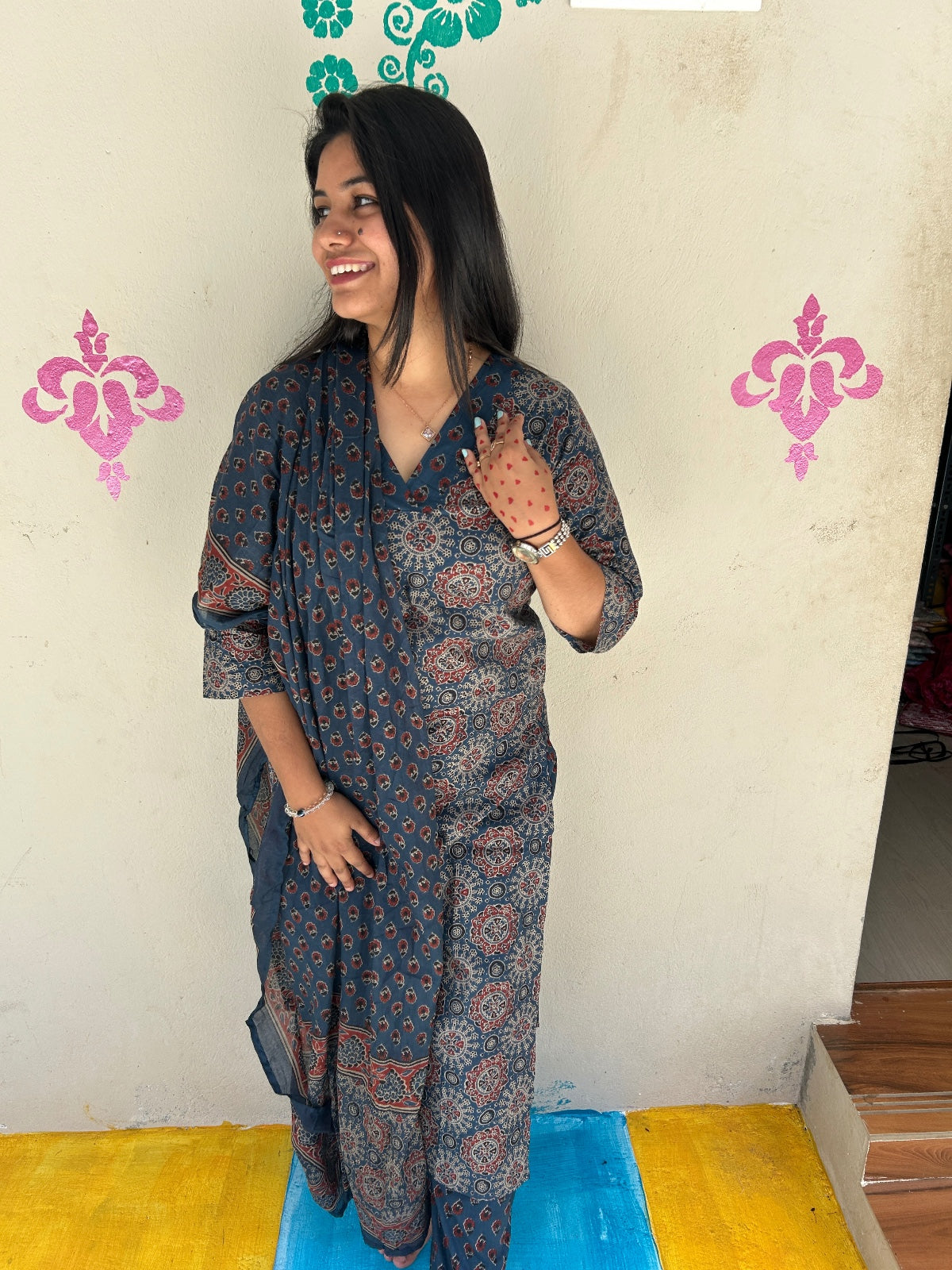 Petals Dupatta Sets - FDS52