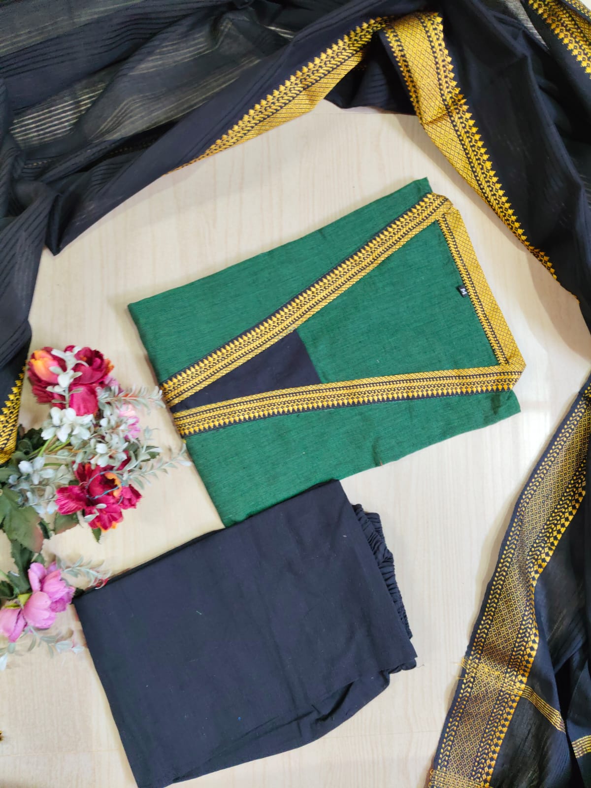 Petals Dupatta Sets - FDS68