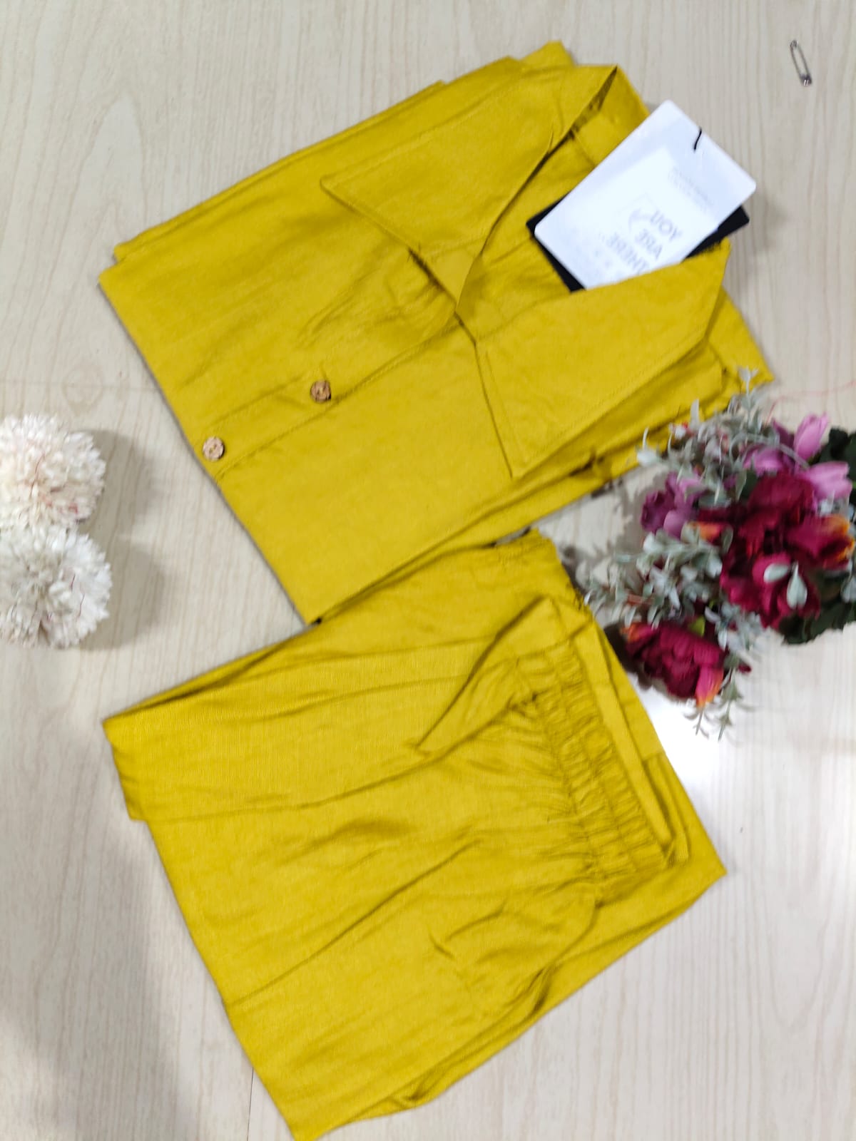Shiny Silk Kurti with Pant - PSSK22