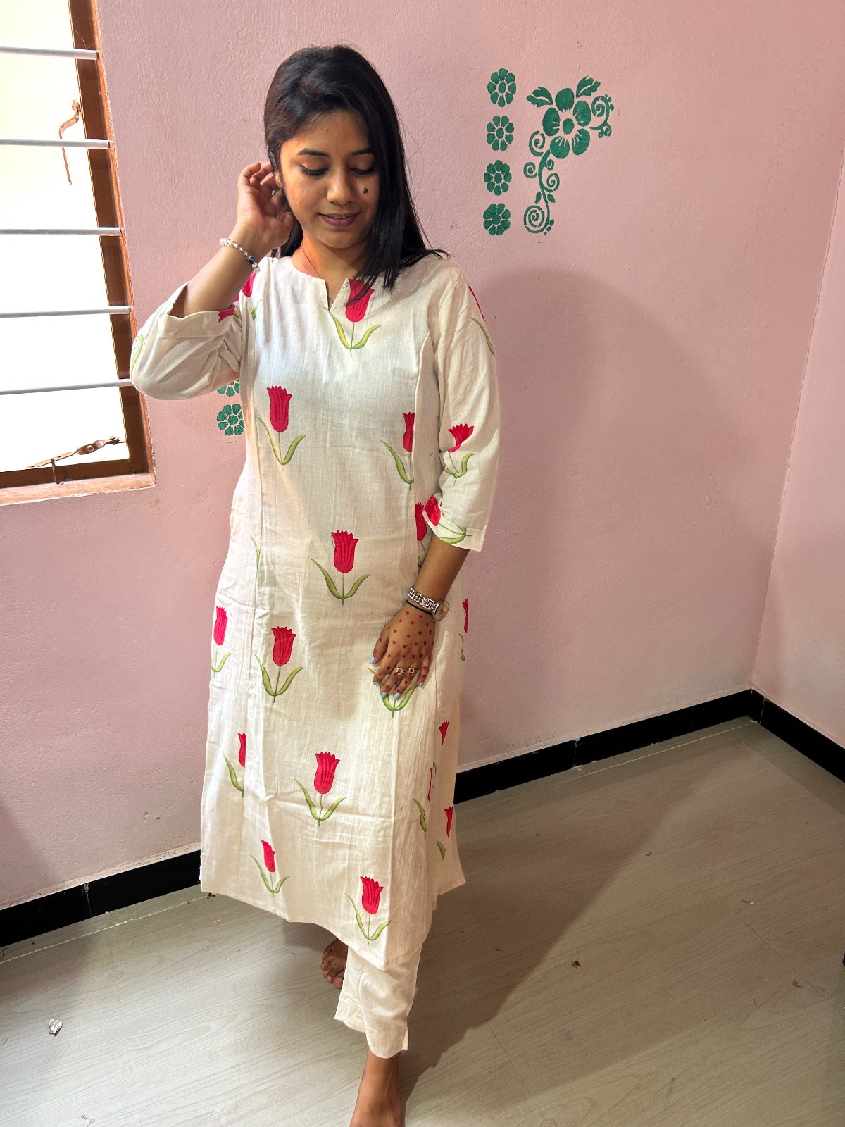 A-Line Cotton Kurti  AL195