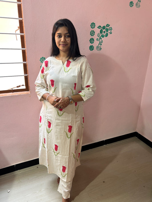A-Line Cotton Kurti  AL195