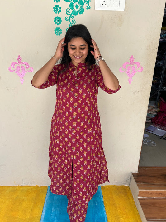 A-Line Cotton Kurti  AL208
