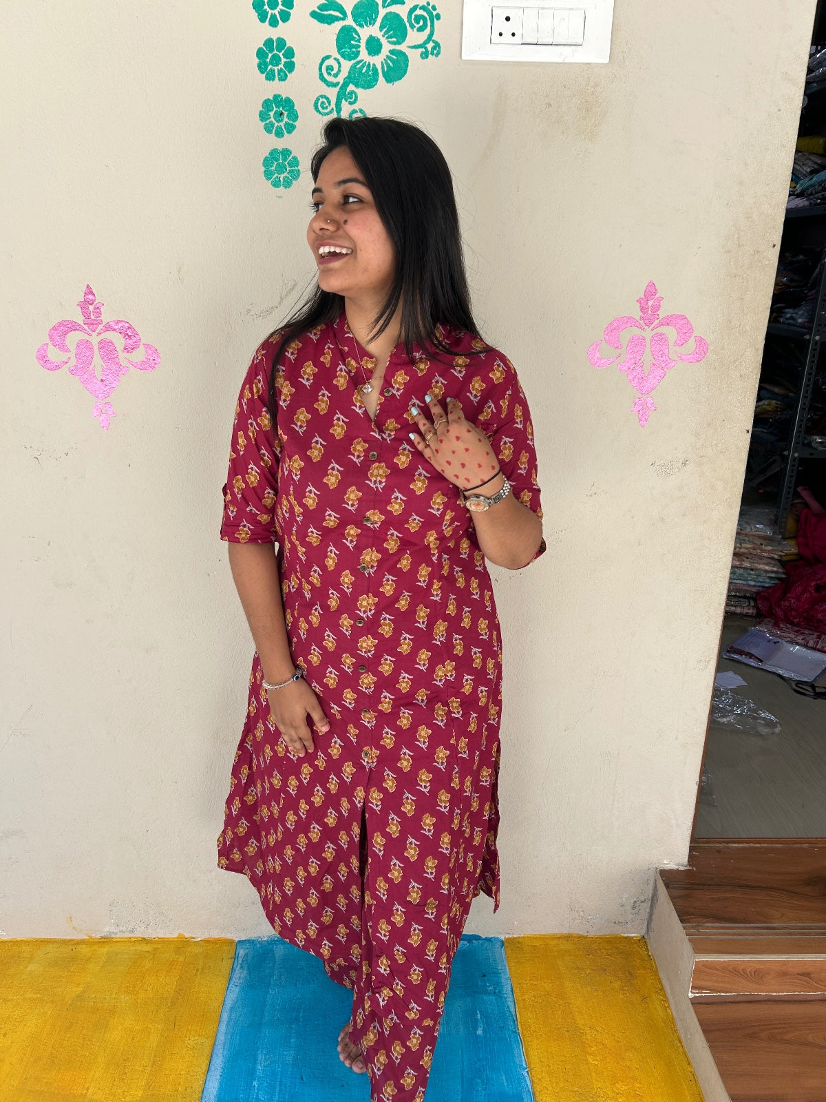 A-Line Cotton Kurti  AL208