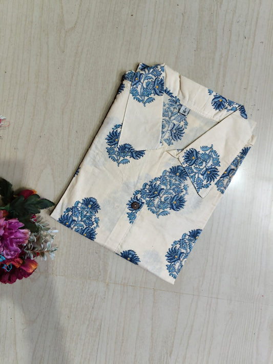 Cotton collar neck Frock  CCF33