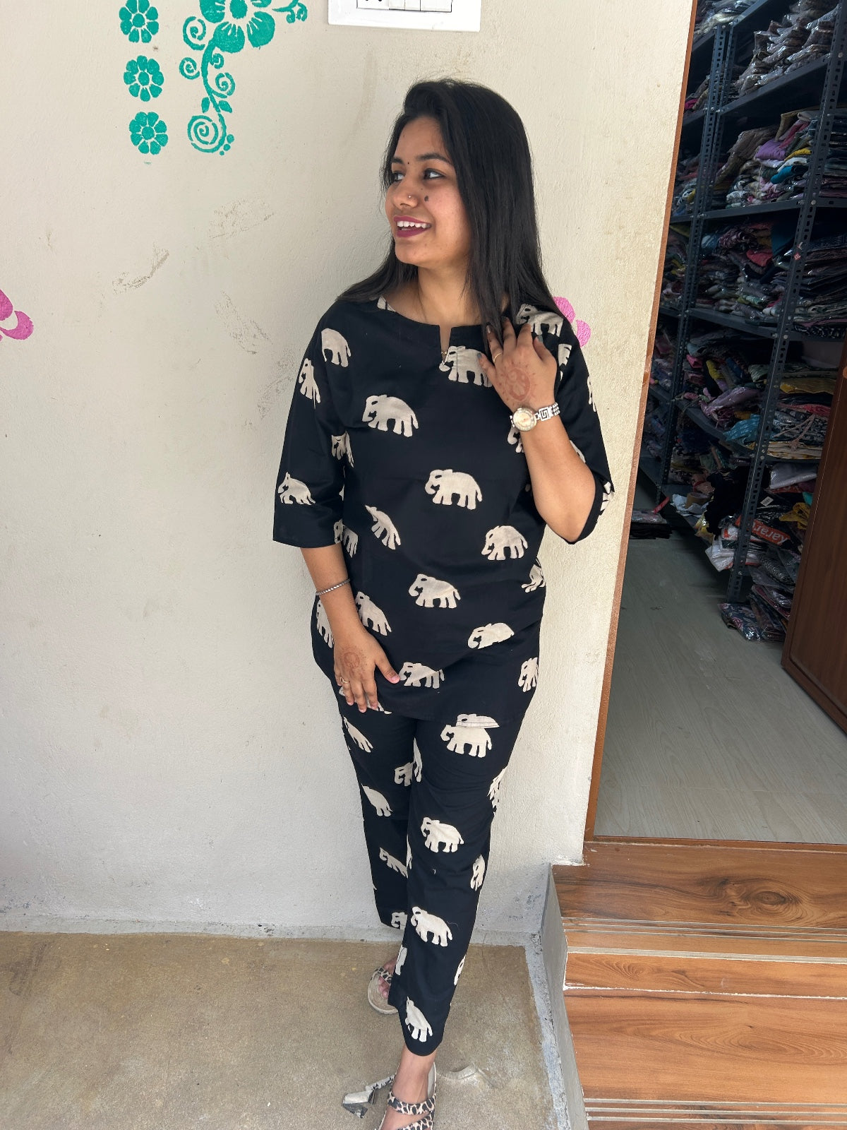 Cotton  Co-ord Sets ( night suits )  NSC121