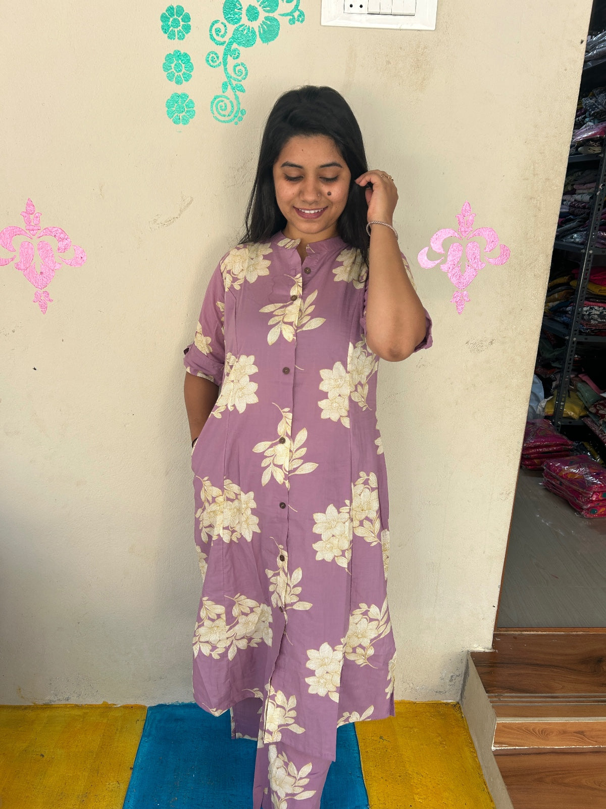 A-Line Cotton Kurti  AL322
