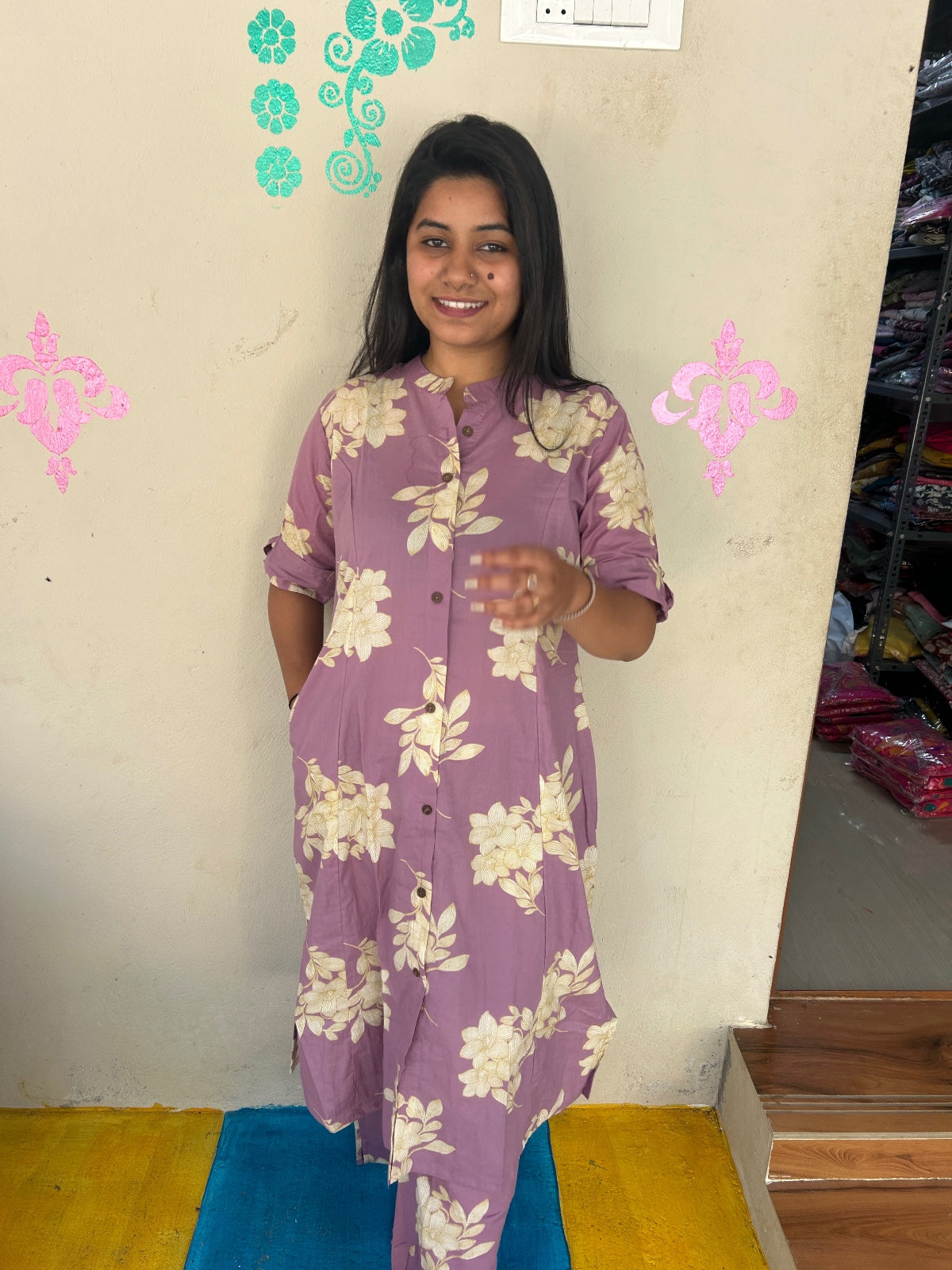 A-Line Cotton Kurti  AL322