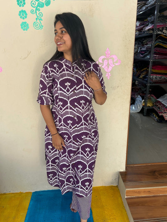 A-Line Cotton Kurti  AL215