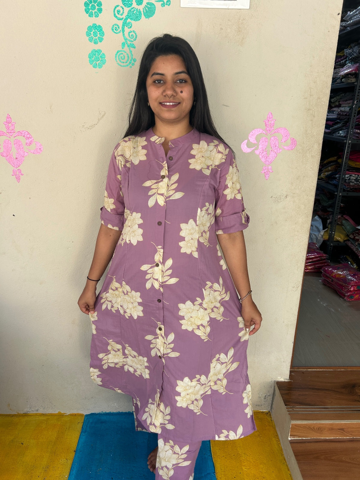 A-Line Cotton Kurti  AL322