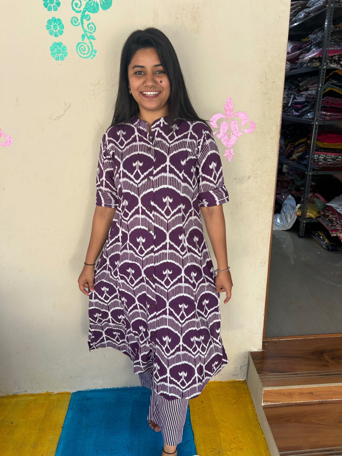 A-Line Cotton Kurti  AL215
