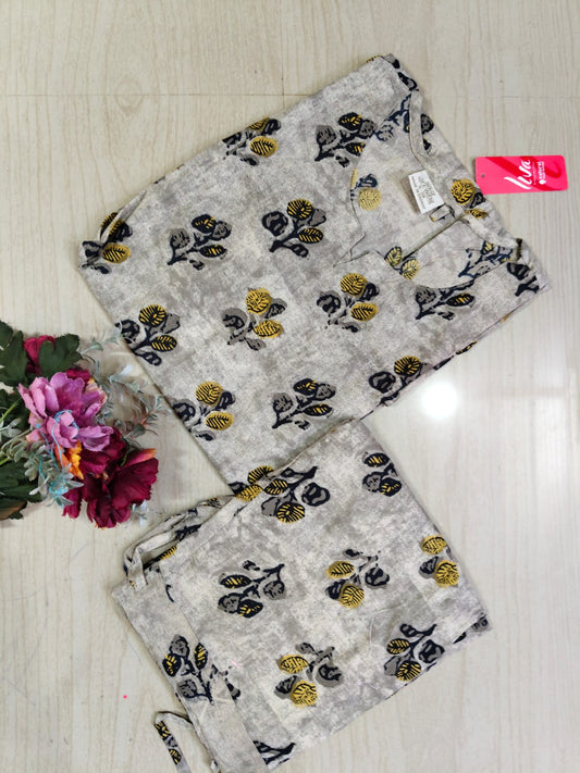 Cotton  Co-ord Sets ( night suits )  NSC149