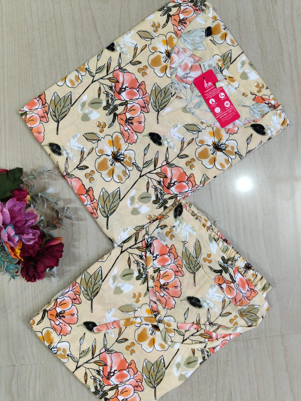 Cotton  Co-ord Sets ( night suits )  NSC153