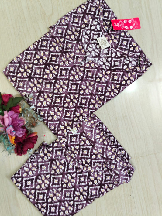 Cotton  Co-ord Sets ( night suits )  NSC156