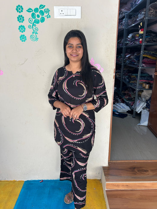 Cotton  Co-ord Sets ( night suits )  NSC163