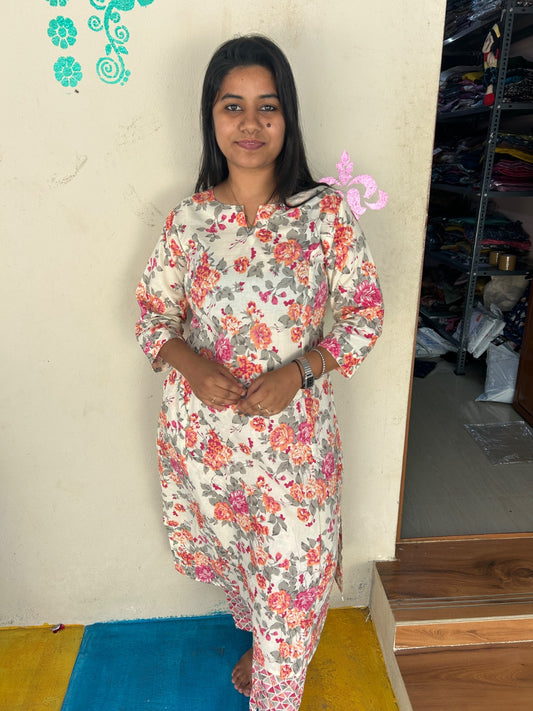 A-Line Cotton Kurti  AL220