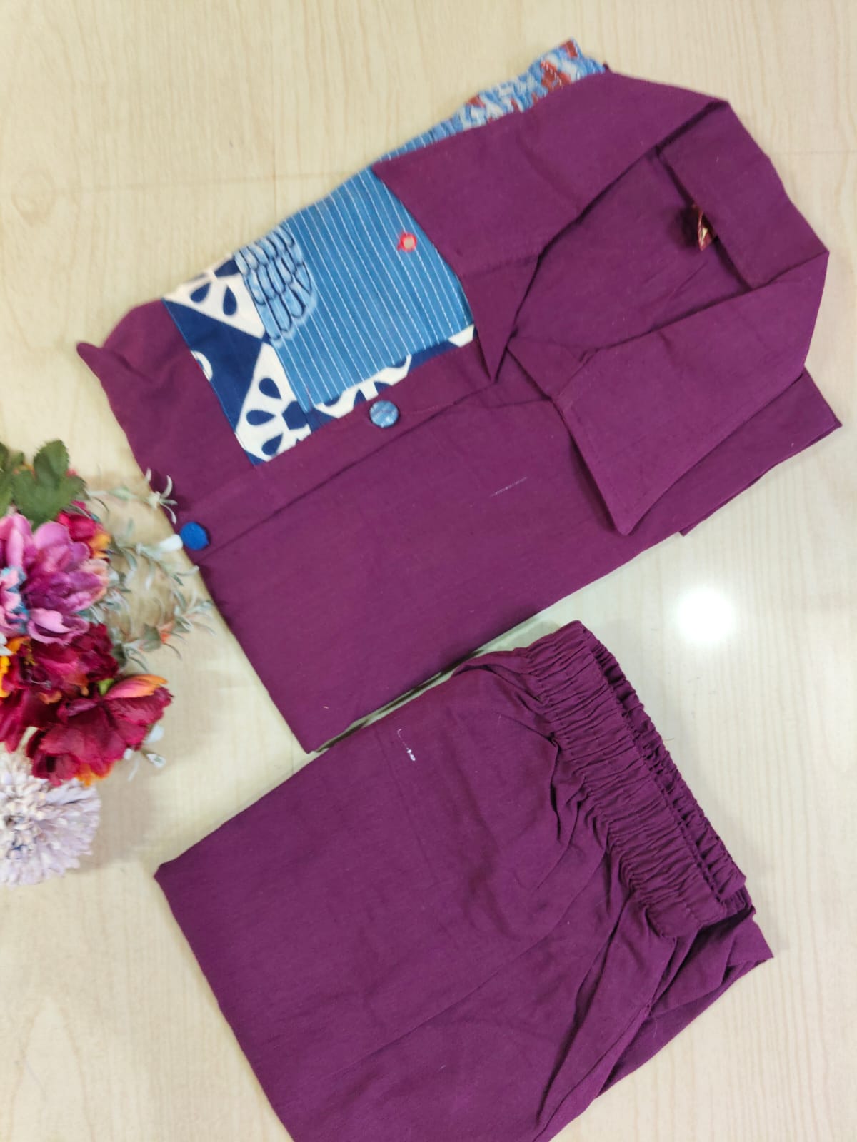 Cotton  Co-ord Sets ( night suits )  NSC166