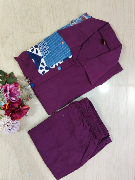 Cotton  Co-ord Sets ( night suits )  NSC166