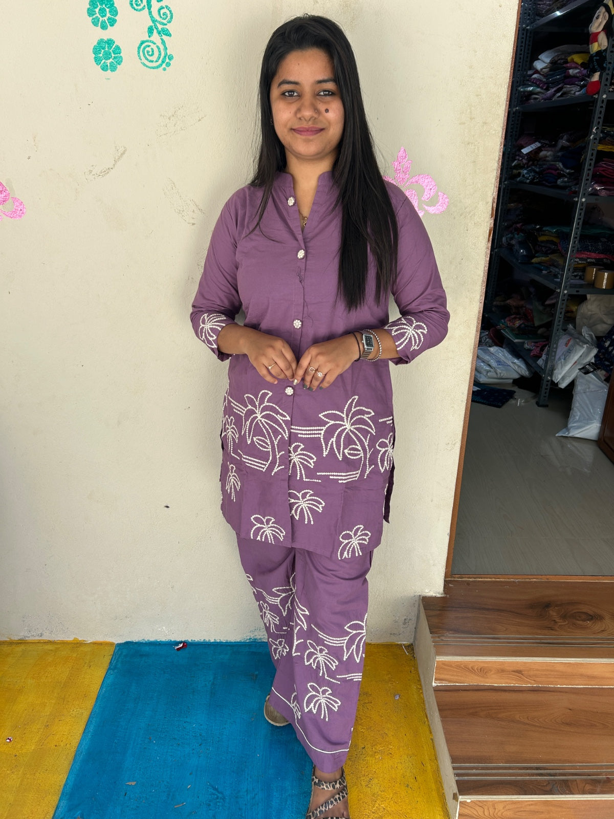 Cotton  Co-ord Sets ( night suits )  NSC178