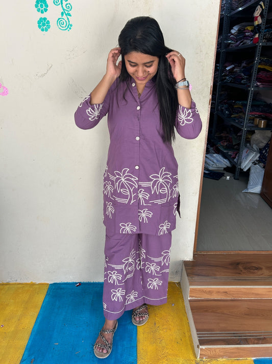 Cotton  Co-ord Sets ( night suits )  NSC178