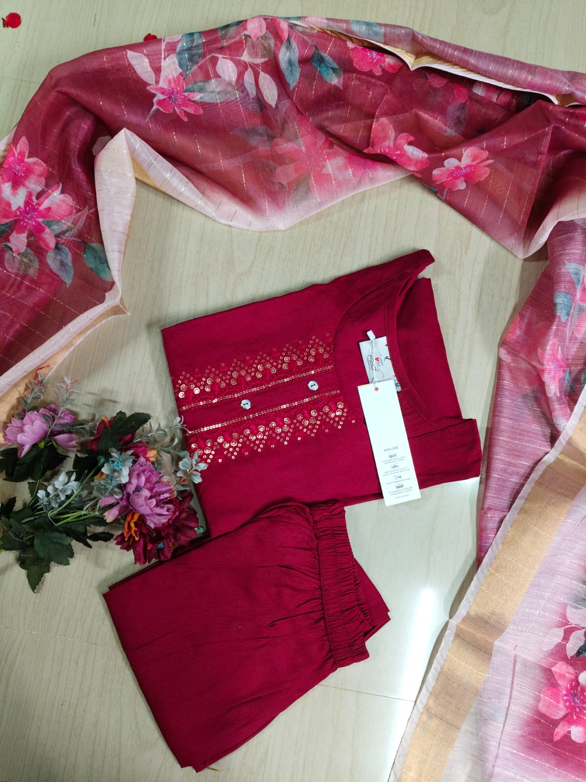 Perimum Vetican Silk Kurti - VSK56