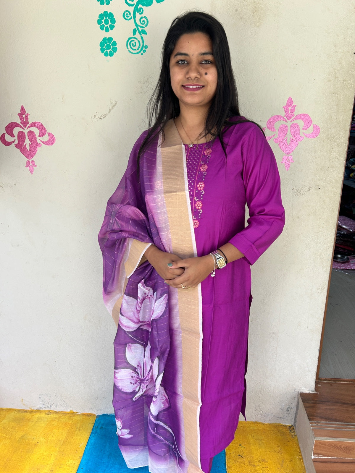 Perimum Vetican Silk Kurti - VSK48