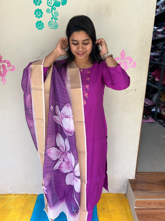 Perimum Vetican Silk Kurti - VSK48