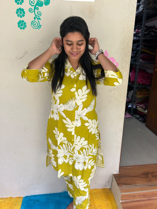 Cotton Capsule Kurti - PK095