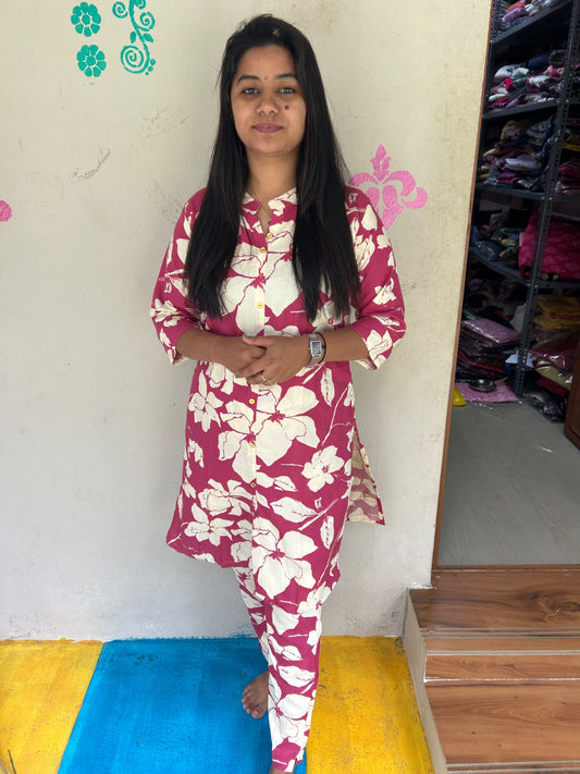 Cotton Capsule Kurti - PK092