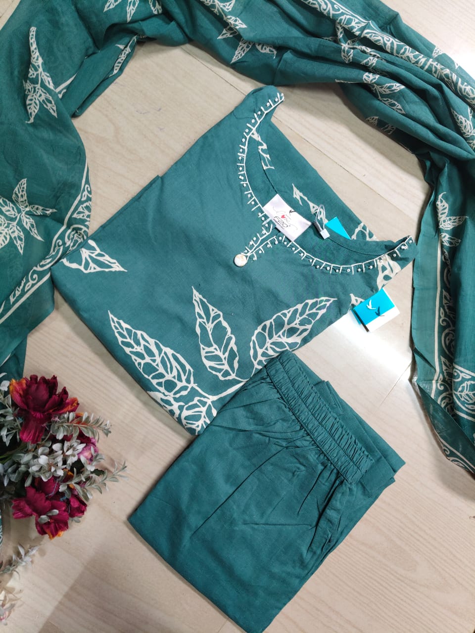 Budgeted Cotton 3 Piece Set - BC38