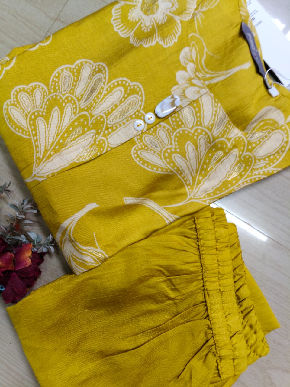 A Line Vertican Silk Kurti  AVS28