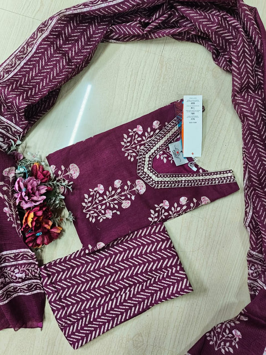 Budgeted Cotton 3 Piece Set - BC42