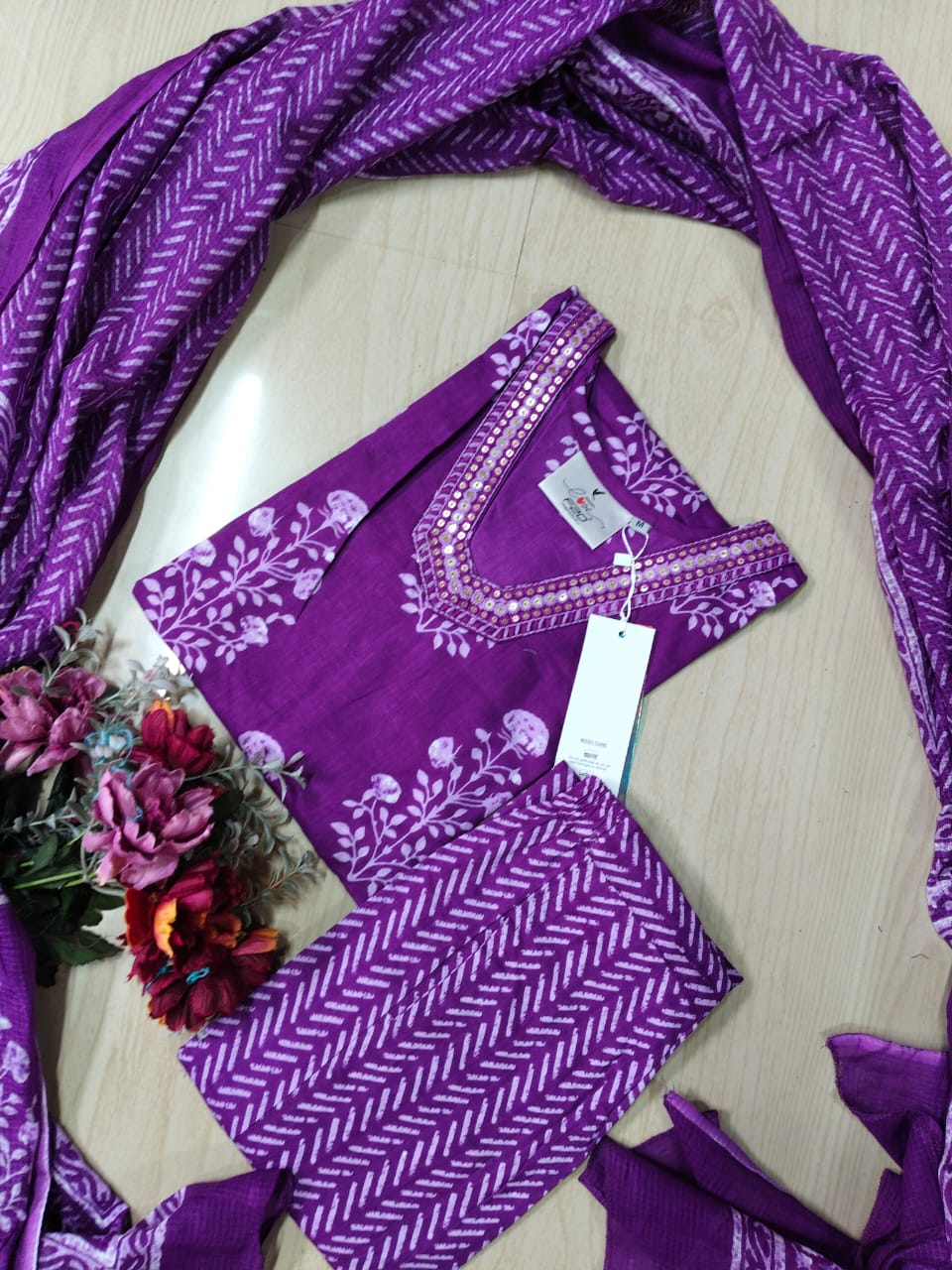 Budgeted Cotton 3 Piece Set - BC39