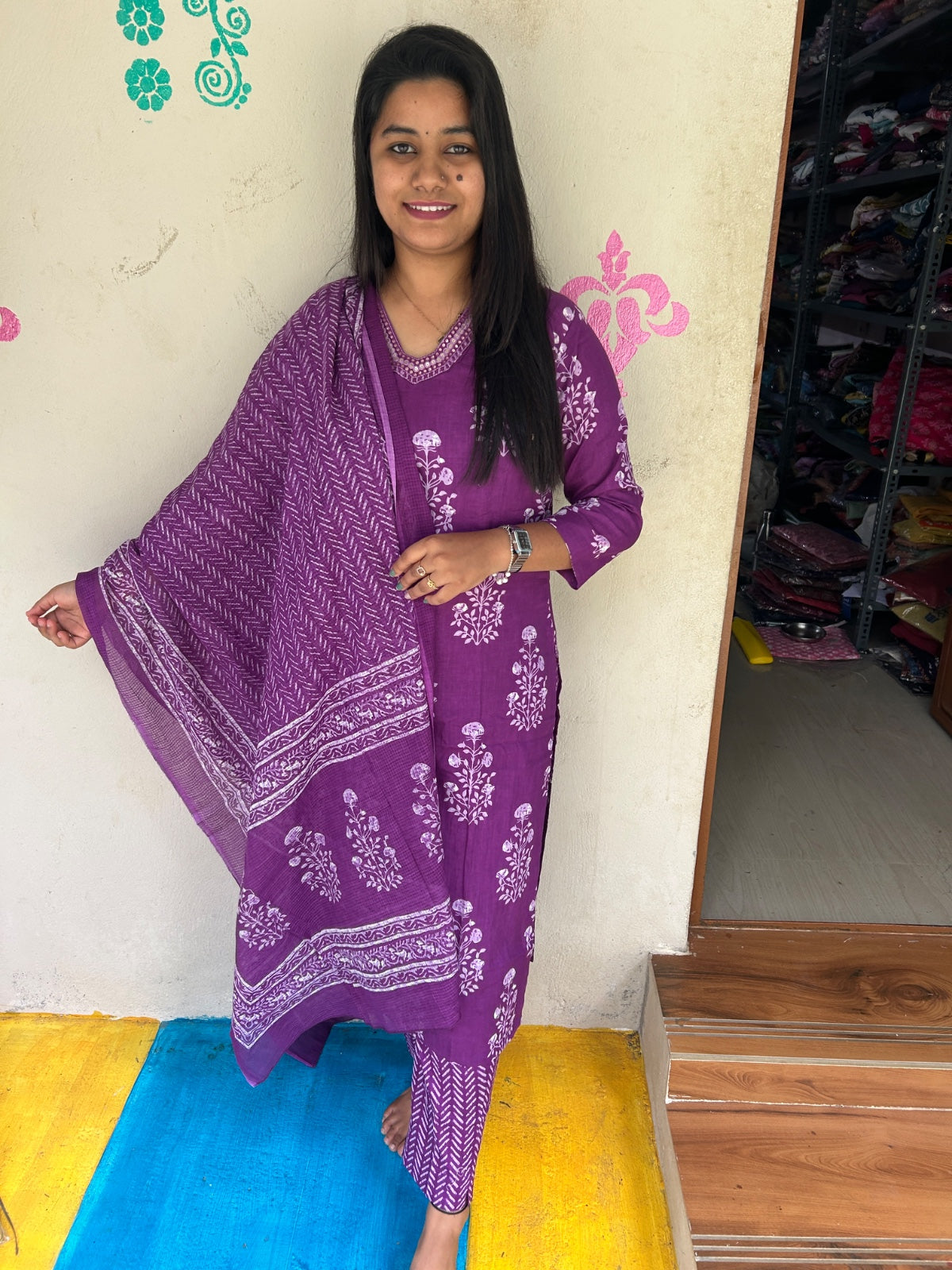 Budgeted Cotton 3 Piece Set - BC39