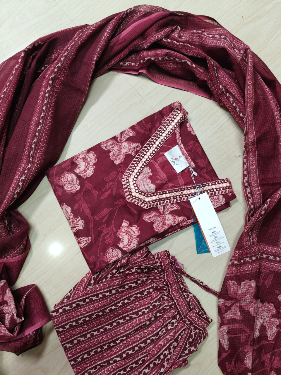 Budgeted Cotton 3 Piece Set - BC56