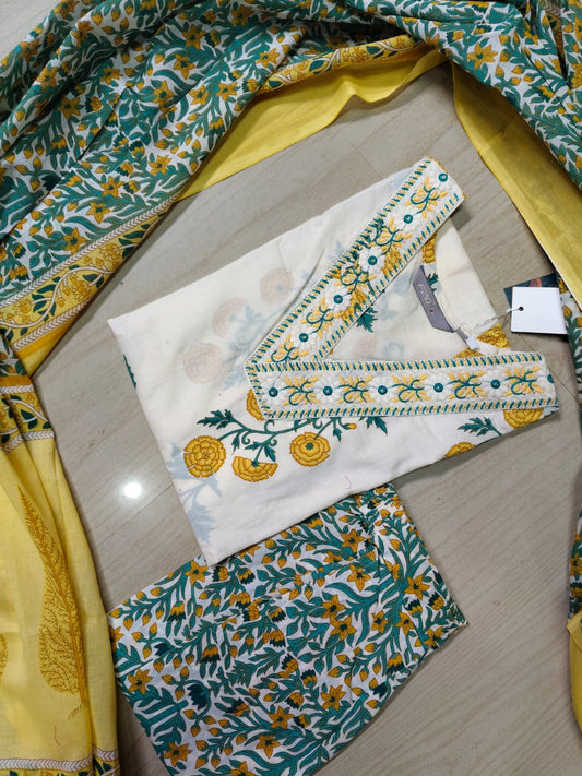 Budgeted Cotton 3 Piece Set - BC54