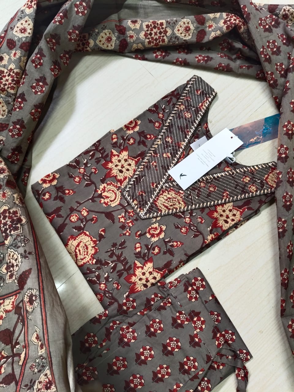 Budgeted Cotton 3 Piece Set - BC53
