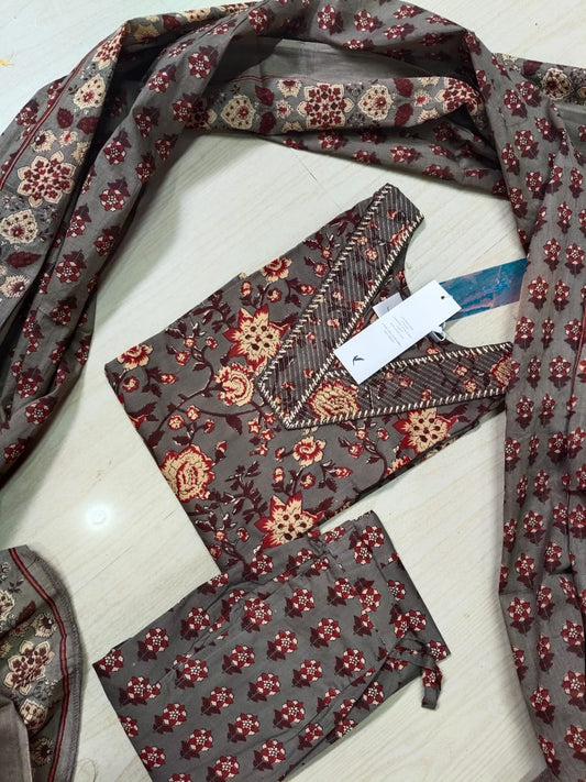 Budgeted Cotton 3 Piece Set - BC53