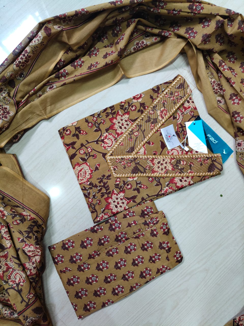 Budgeted Cotton 3 Piece Set - BC52