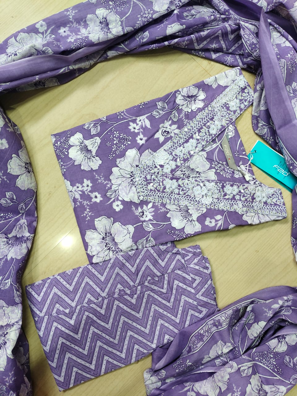 Budgeted Cotton 3 Piece Set - BC48
