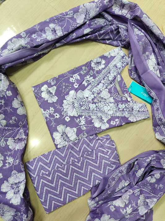 Budgeted Cotton 3 Piece Set - BC48