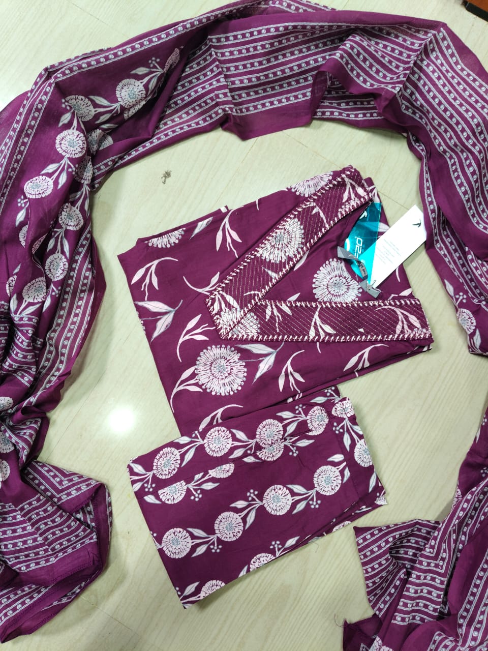 Budgeted Cotton 3 Piece Set - BC47