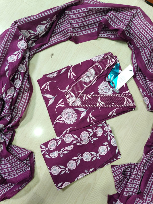Budgeted Cotton 3 Piece Set - BC47