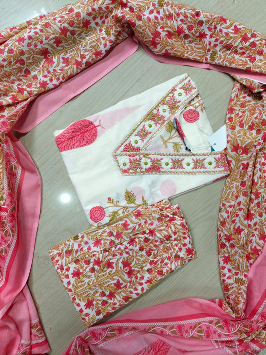 Budgeted Cotton 3 Piece Set - BC46