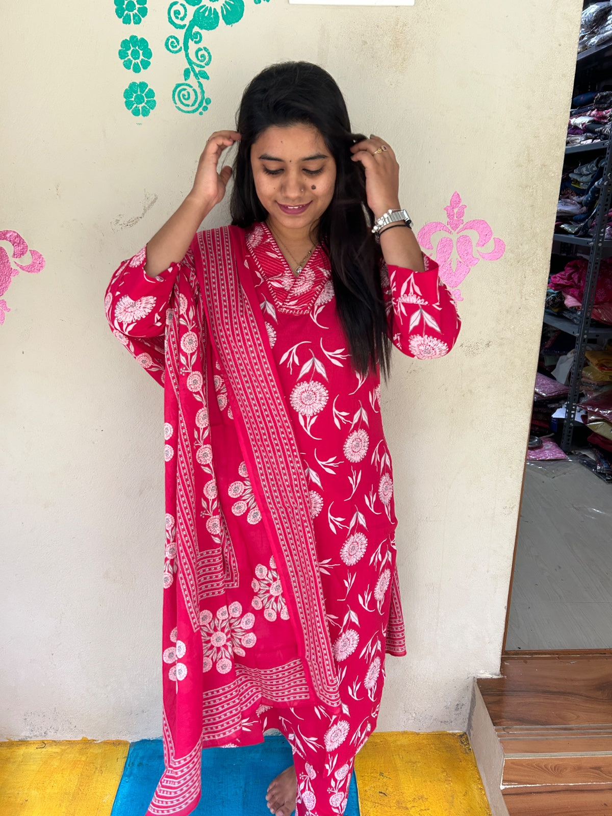 Budgeted Cotton 3 Piece Set - BC44