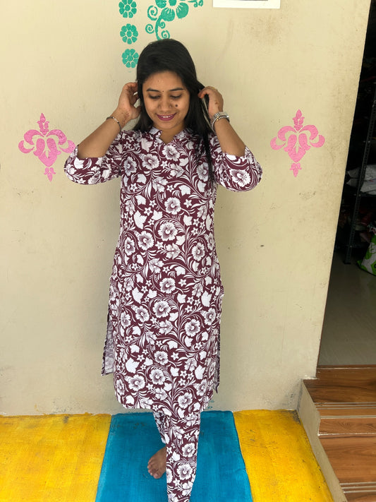 Cotton Capsule Kurti - PK099