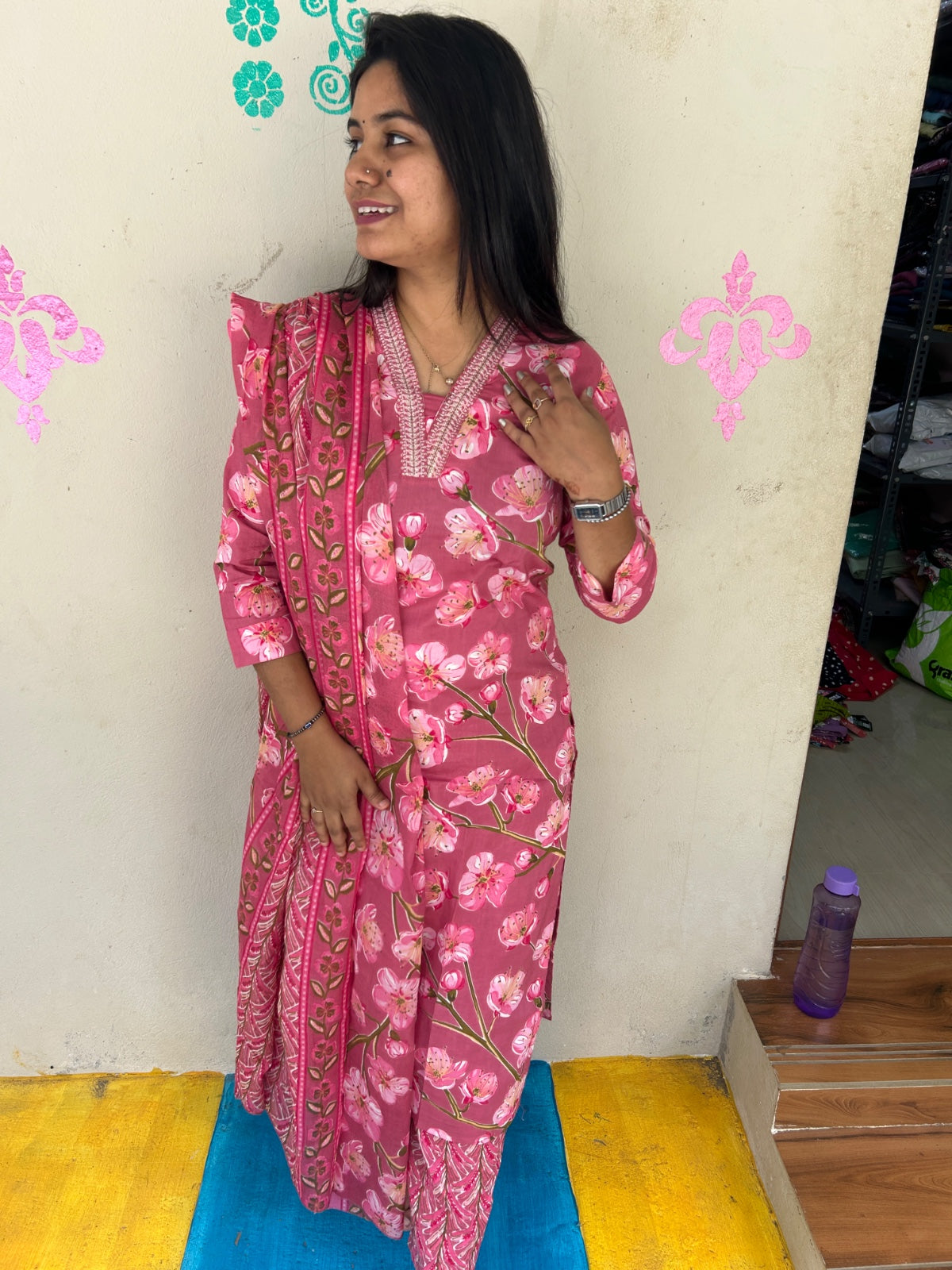 Budgeted Cotton 3 Piece Set - BC58