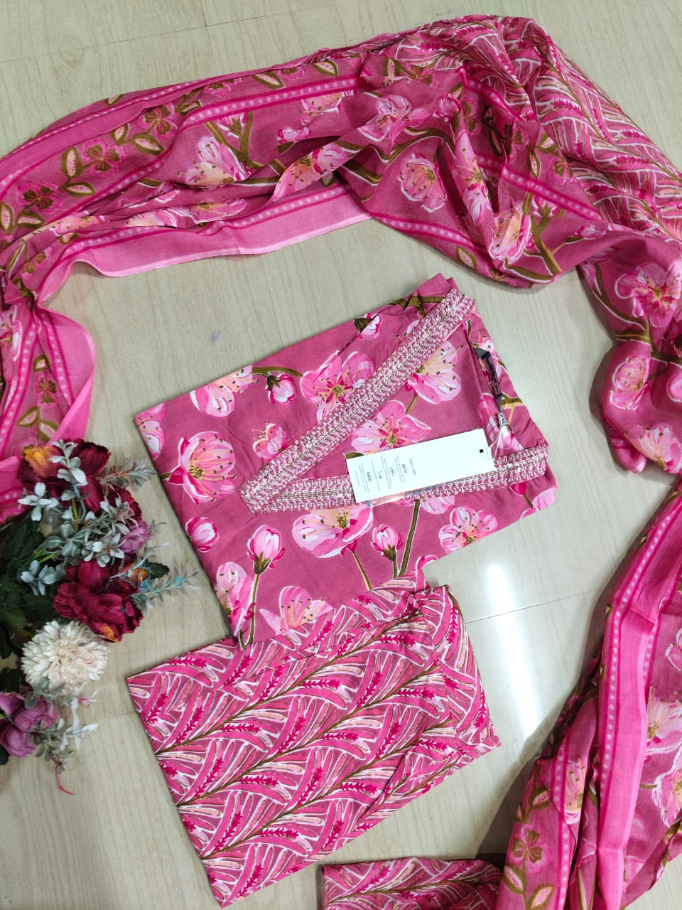Budgeted Cotton 3 Piece Set - BC58